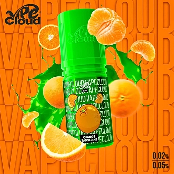 Жидкость для ЭСДН Vape Cloud STRONG Orange Tangerine Sour - Кислые апельсин,мандарин 30мл 20мг.