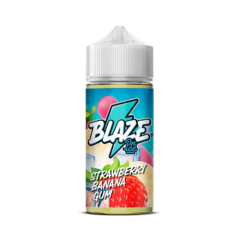 Ароматизатор BLAZE ON ICE Strawberry Banana Gum 100мл 3мг